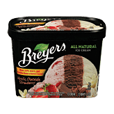 Breyers Ice Cream Vanilla-Chocolate-Strawberry Full-Size Picture